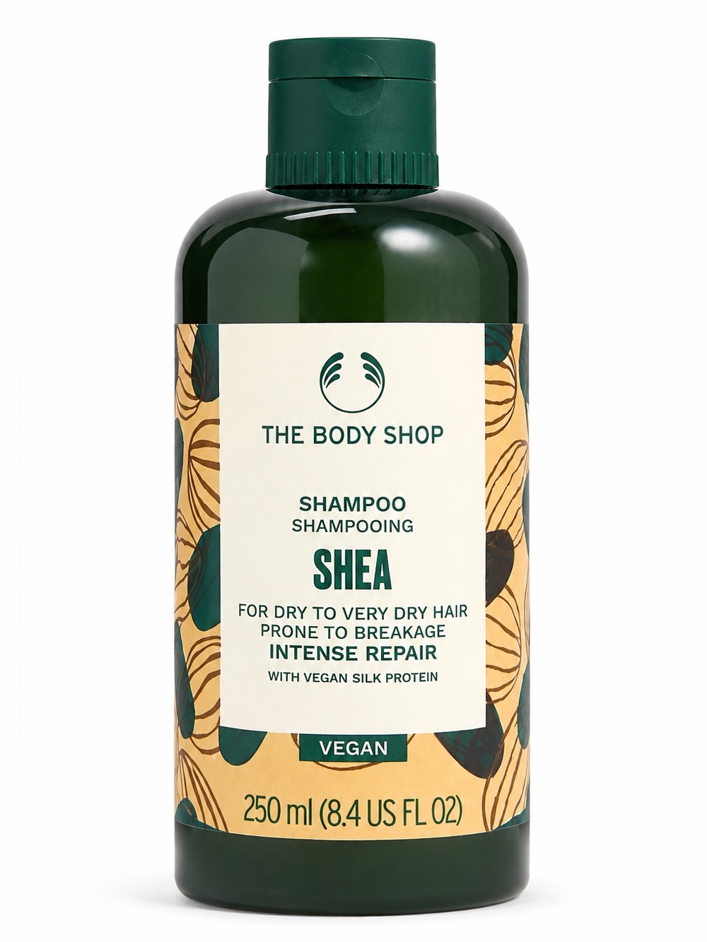 The Body Shop Shea Shampoo 8.4 oz Vegan Intense Repair Dry Hair New